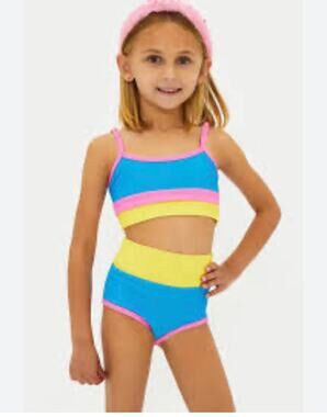 Beach Riot little Kids' Little Eva & Emmy
Two-Piece Swimsuit (new) size 2